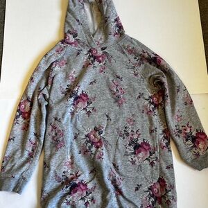 GAP Gray Floral Hoodie for Kids